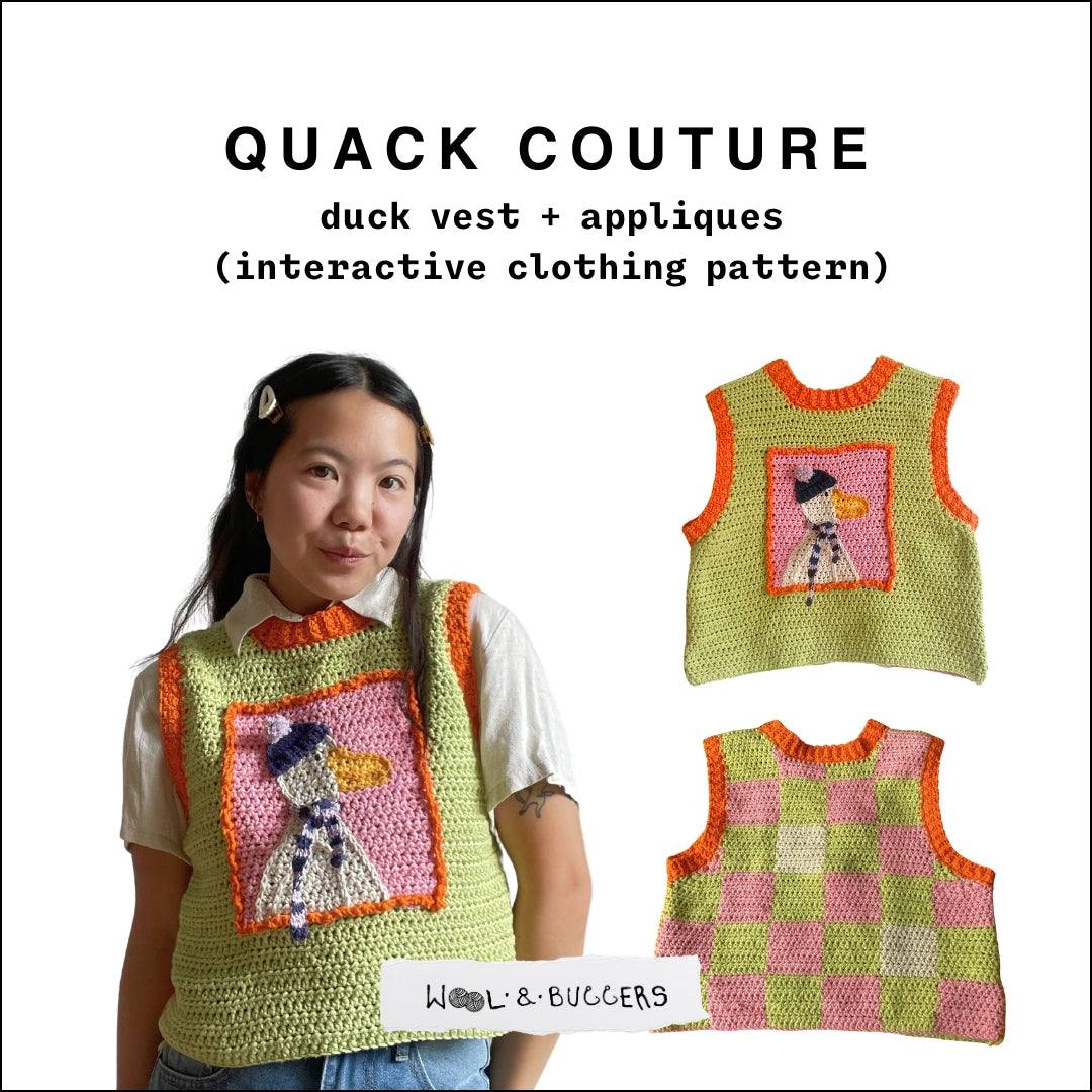 Quack Couture Vest (2-in-1 pattern)