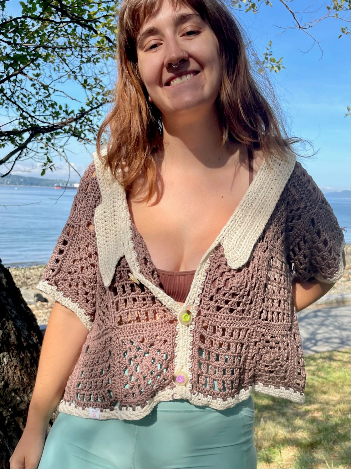 Milk Tea Button-Up