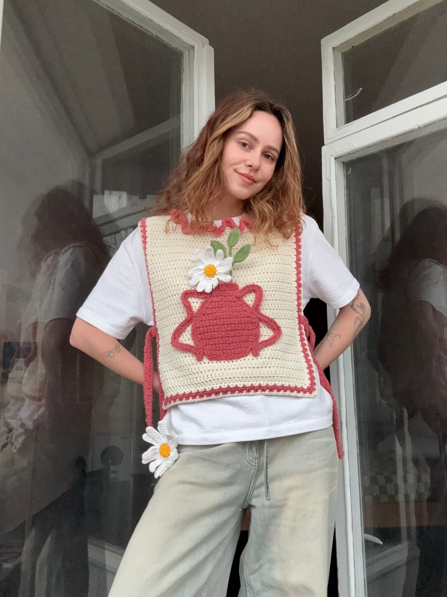 Flower Vase Vest (3-in-1 pattern)