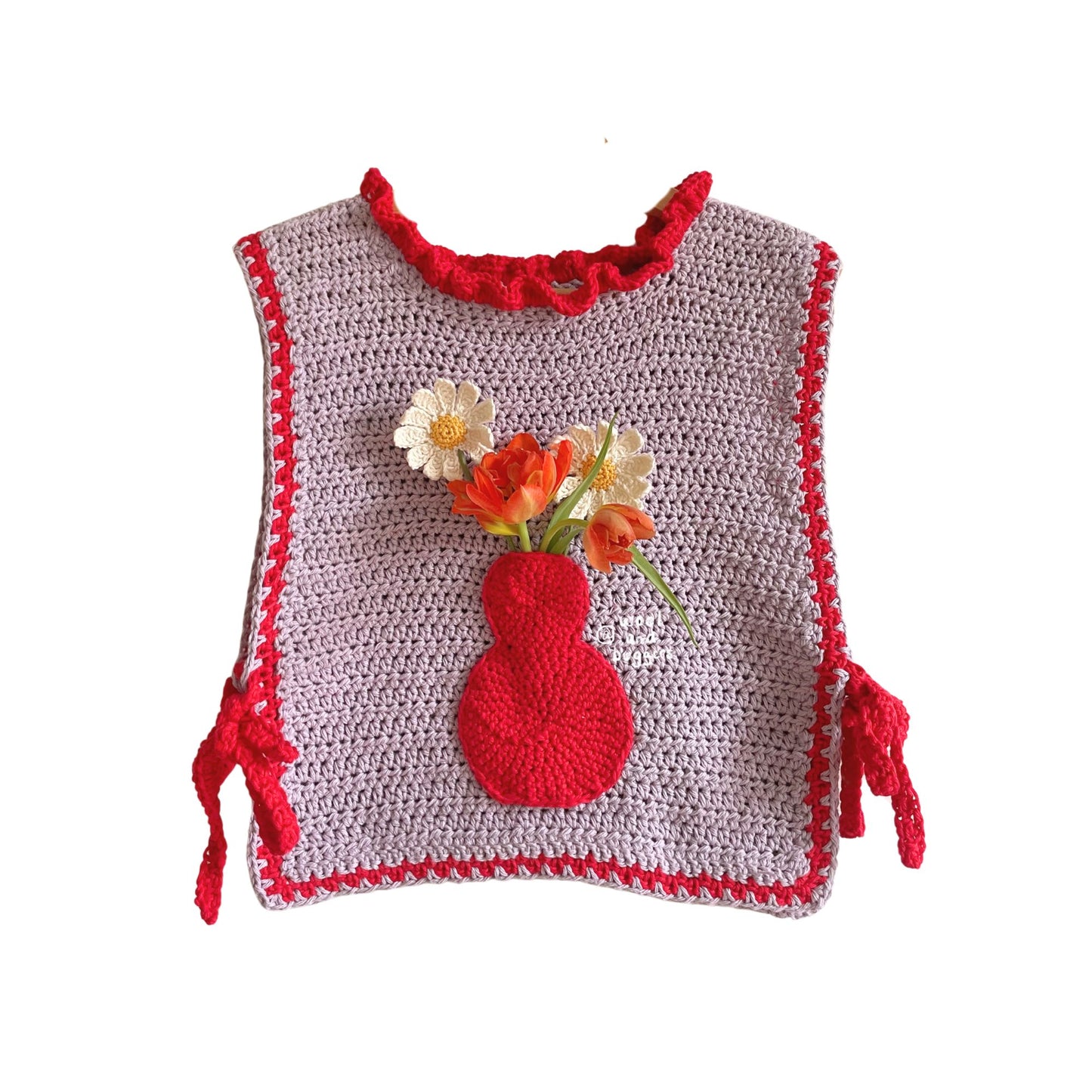 Flower Vase Vest (3-in-1 pattern)