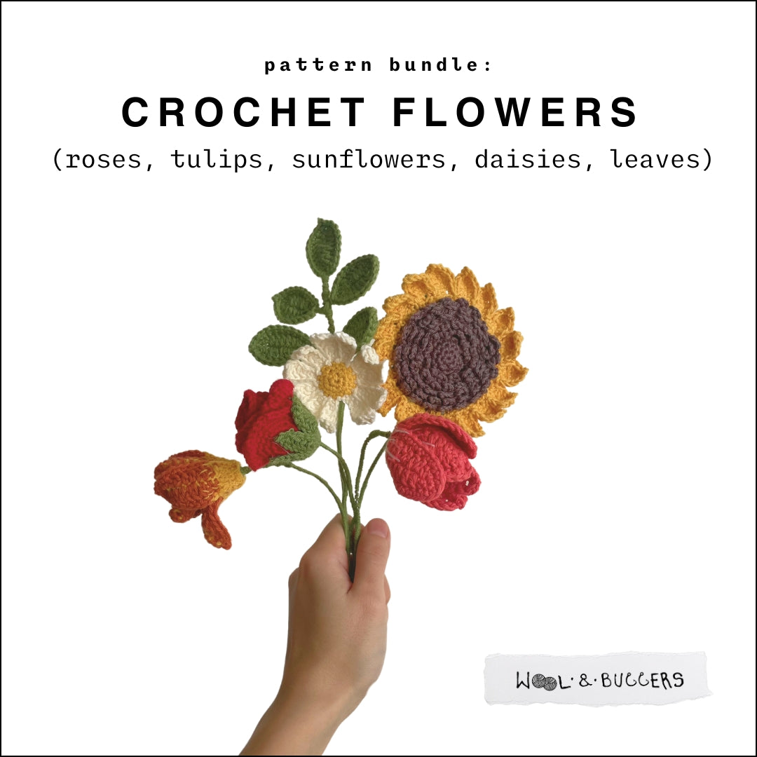 Crochet Flower Bundle