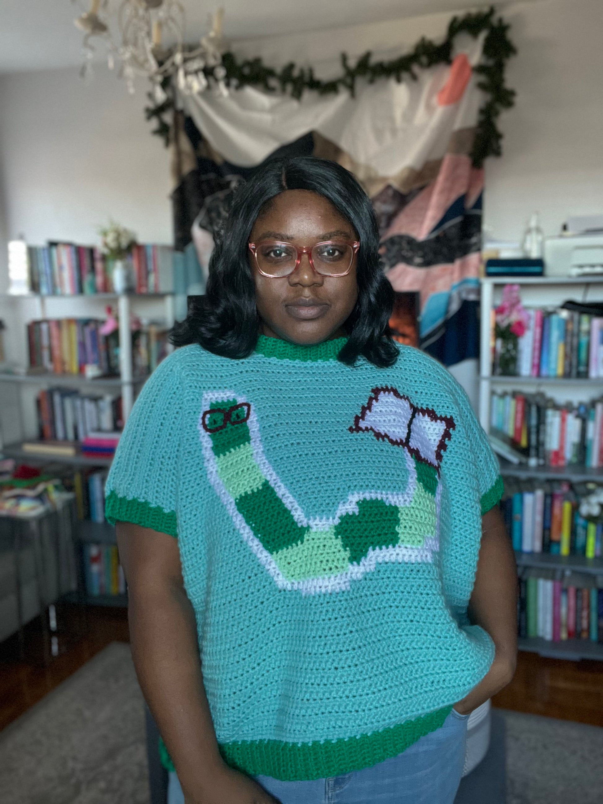 Bookworm Sweater – Wool and Buggers Bookworm Sweater – Wool and Buggers